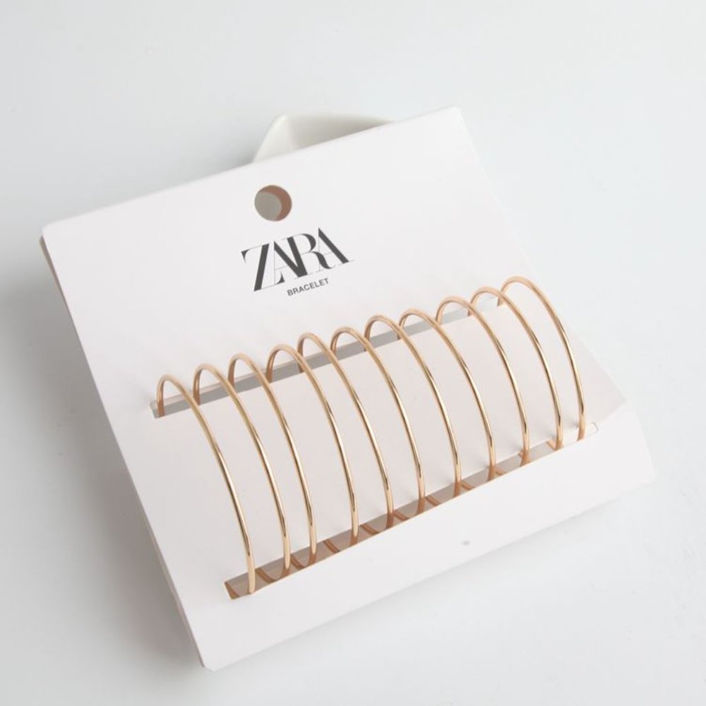 Zara Statement Gold Bracelet Cuff - image 7